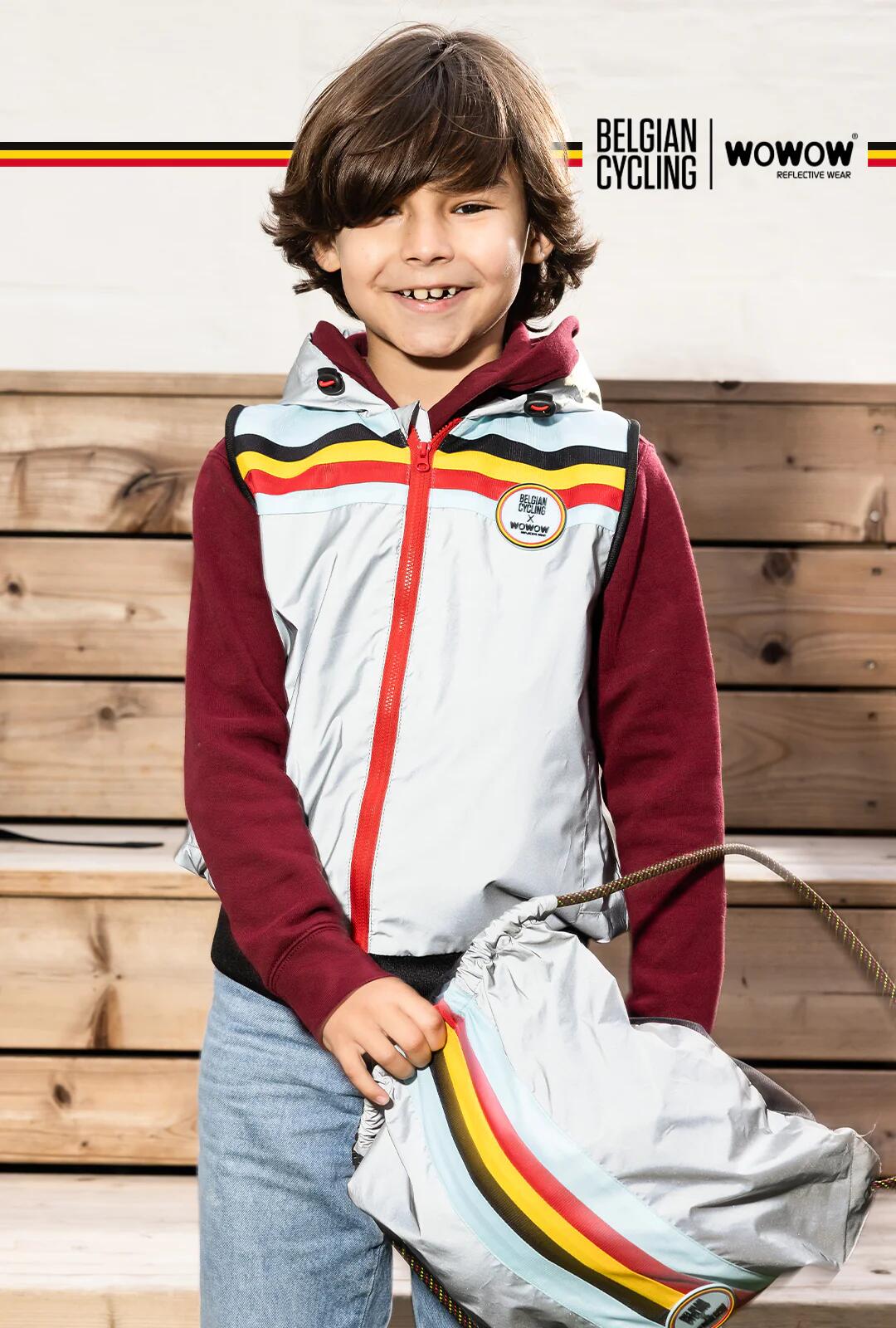 Veste Belgian Cycling Kids WOWOW - Taille L 2/4