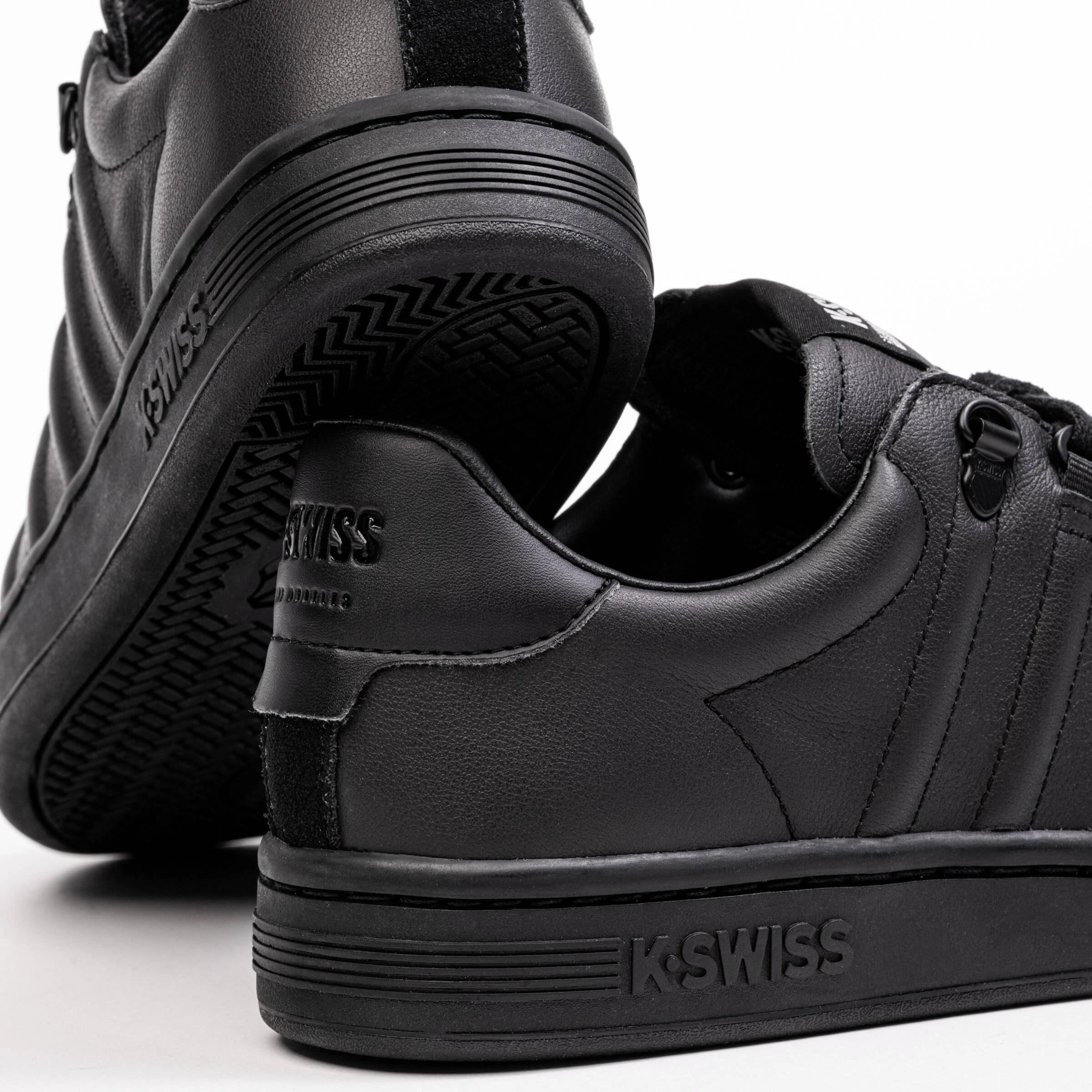 K-SWISS LOZAN II herensneaker van leer in zwart 4/4