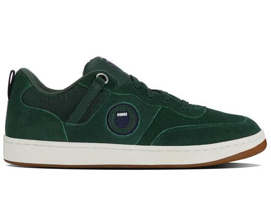 Sneakersy męskie K-Swiss K-Varsity SDE zamszowe buty sportowe tenisówki zielone