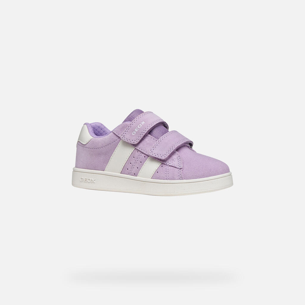 Baskets Fille J ECLYPER GIRL Lilas/Blanc 4/7
