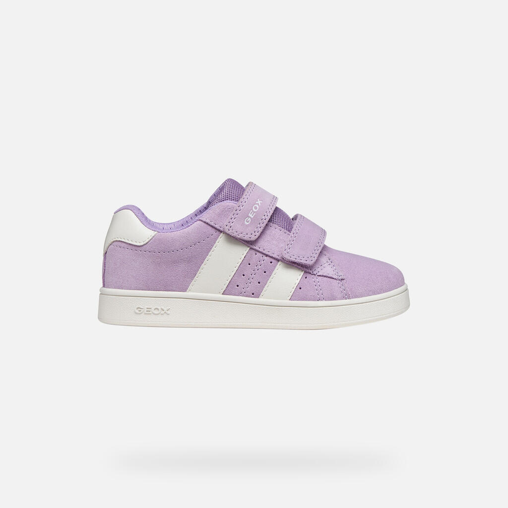 Baskets Fille J ECLYPER GIRL Lilas/Blanc 2/7