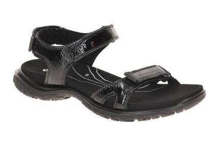 Ecco Offroad Roam Damen Sandale schwarz Lack 853333