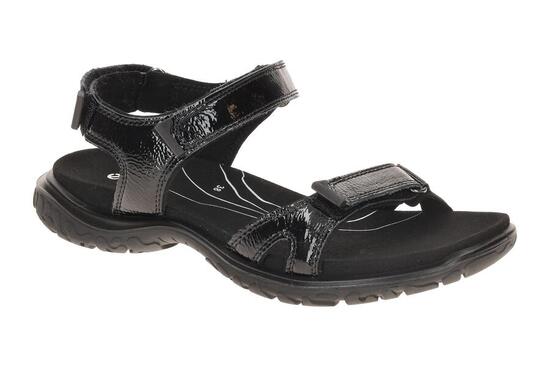 Ecco Offroad Roam Damen Sandale schwarz Lack 853333