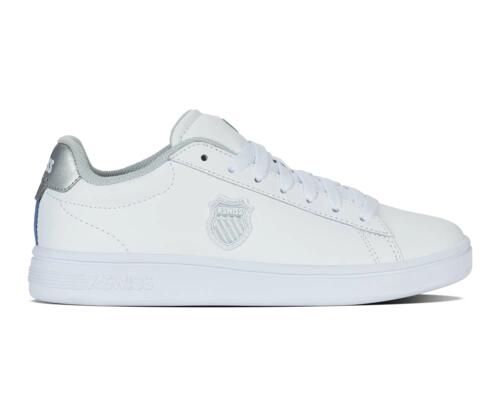 Scarpa K-SWISS Court Shield II bianca - taglio basso allacciata