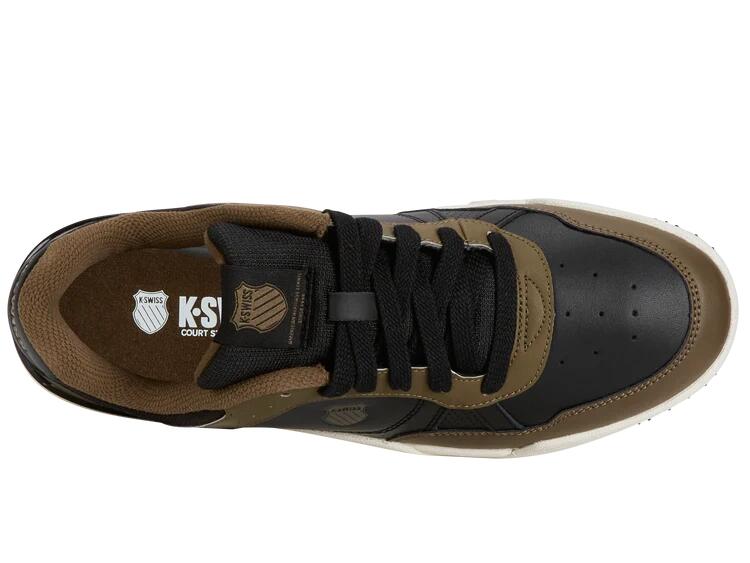 K-SWISS Match Pro LTH zapatillas de cuero para hombre en negro y marrón 2/4