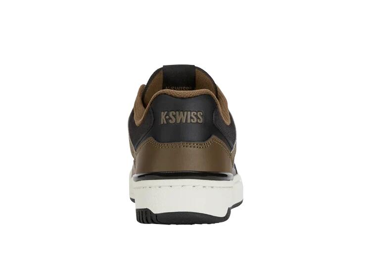 K-SWISS Match Pro LTH zapatillas de cuero para hombre en negro y marrón 4/4