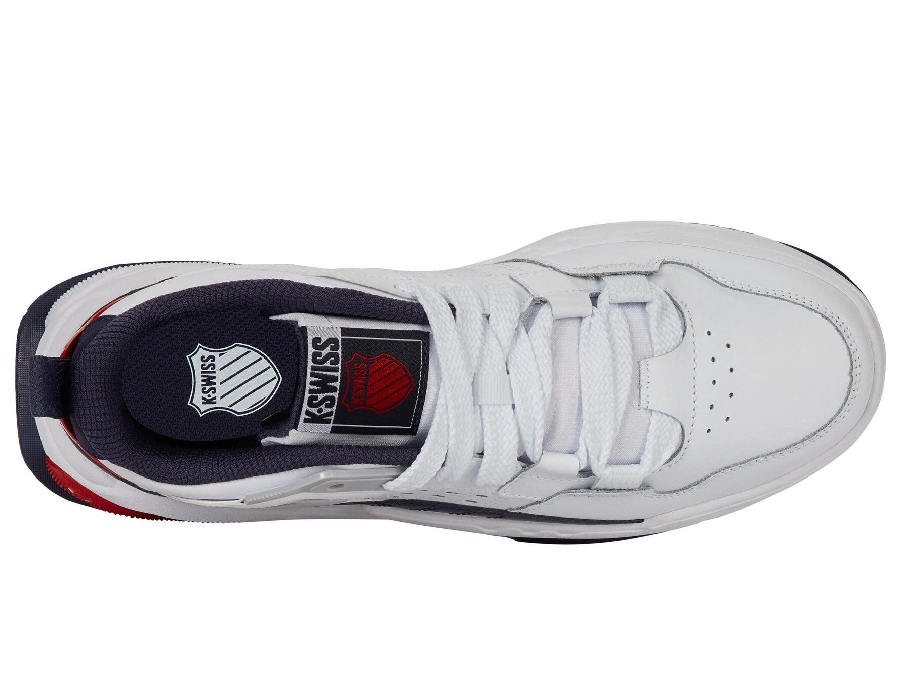 Zapatilla Techna Trainer hombre K-SWISS, blanco, azul oscuro, rojo 4/4