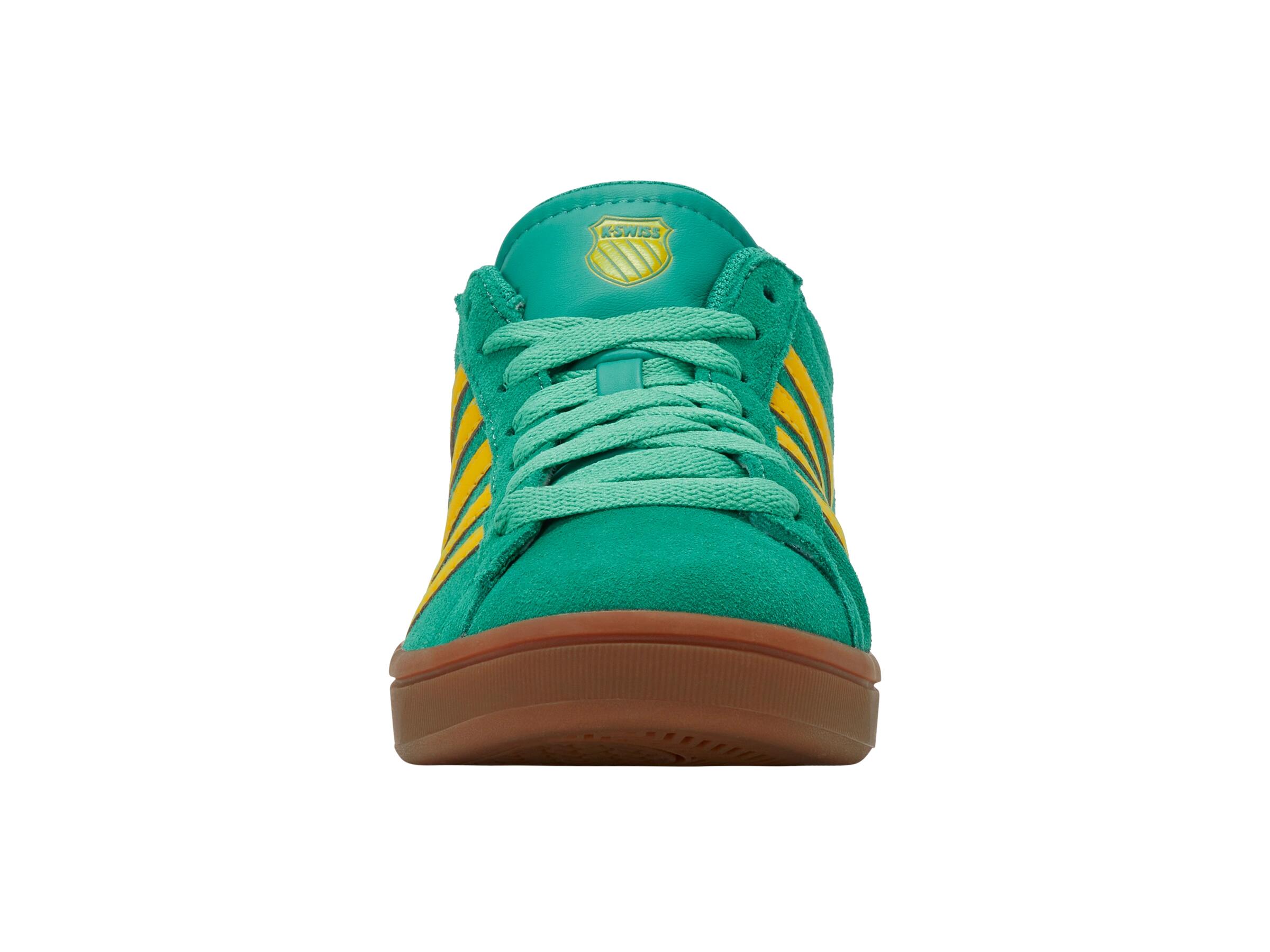 Zapatilla deportiva de perfil bajo Court TieBRK II SDE de K-SWISS, verde 3/4