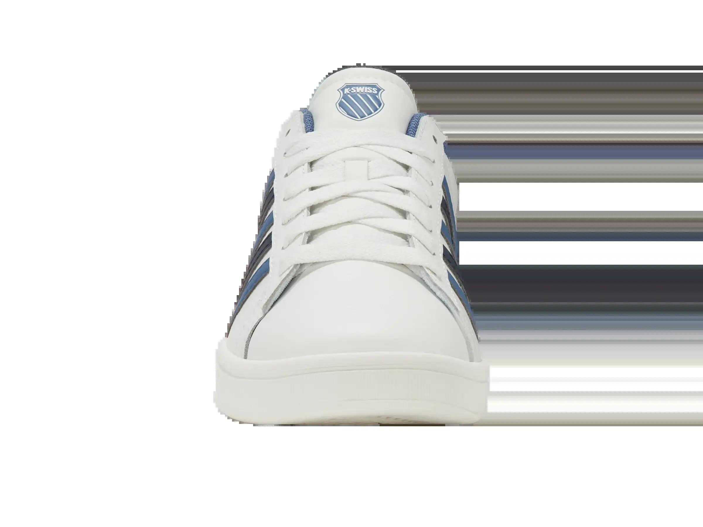 K-SWISS Herren-Trekking-Sneaker, Weiß, niedriger Schaft, Schnürung 3/4