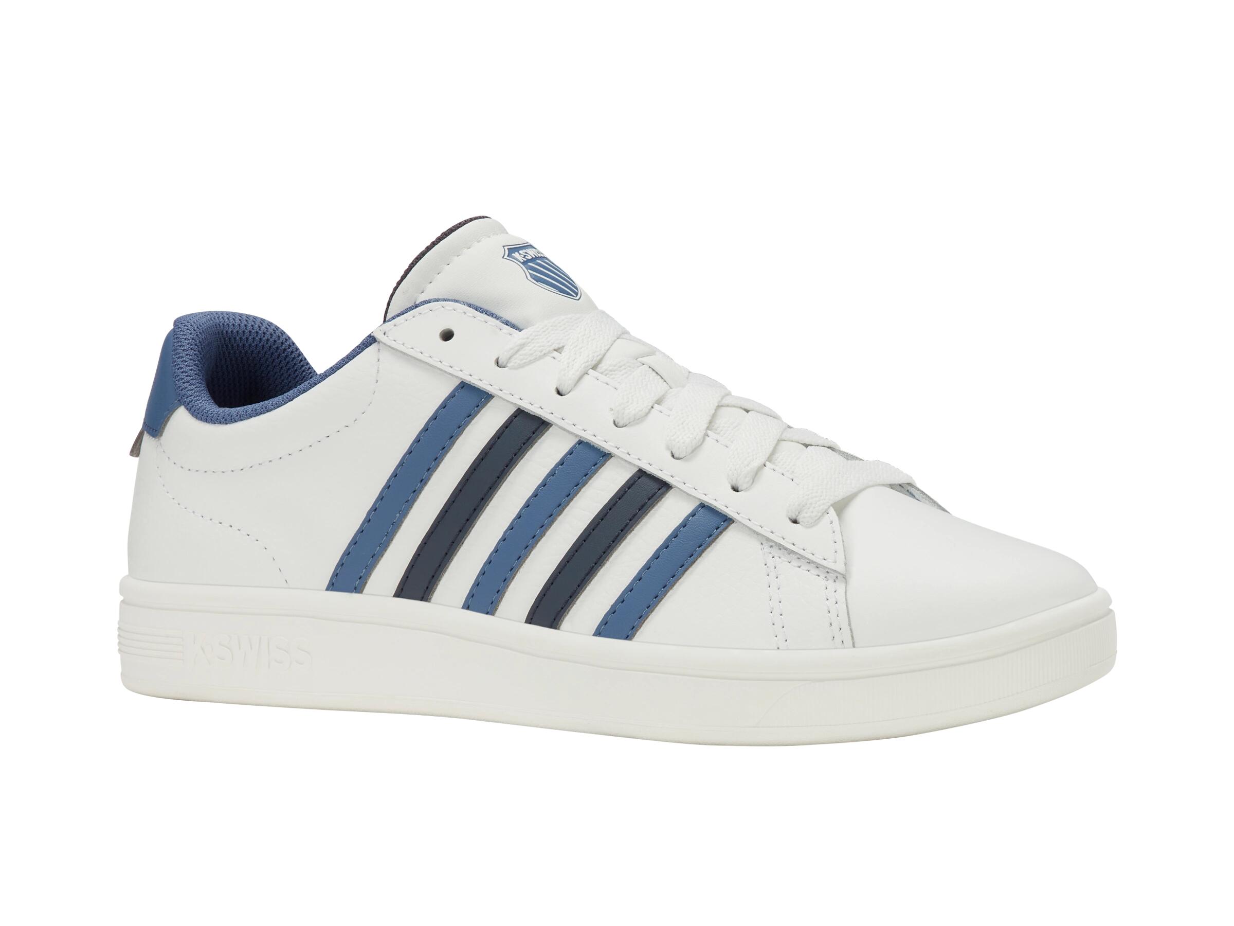 Zapatillas de senderismo K-SWISS para hombre, blanco, caña baja, cordones 2/4