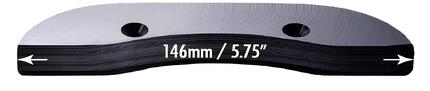 Accessoires Skate - Seismic Skid Plate Old School Square Tail 146Mm Black Skid O
