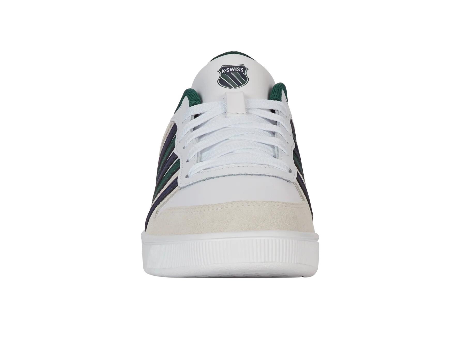 Zapatillas bajas K-SWISS Court Palisades mujer, blanco - verde, azul 3/4