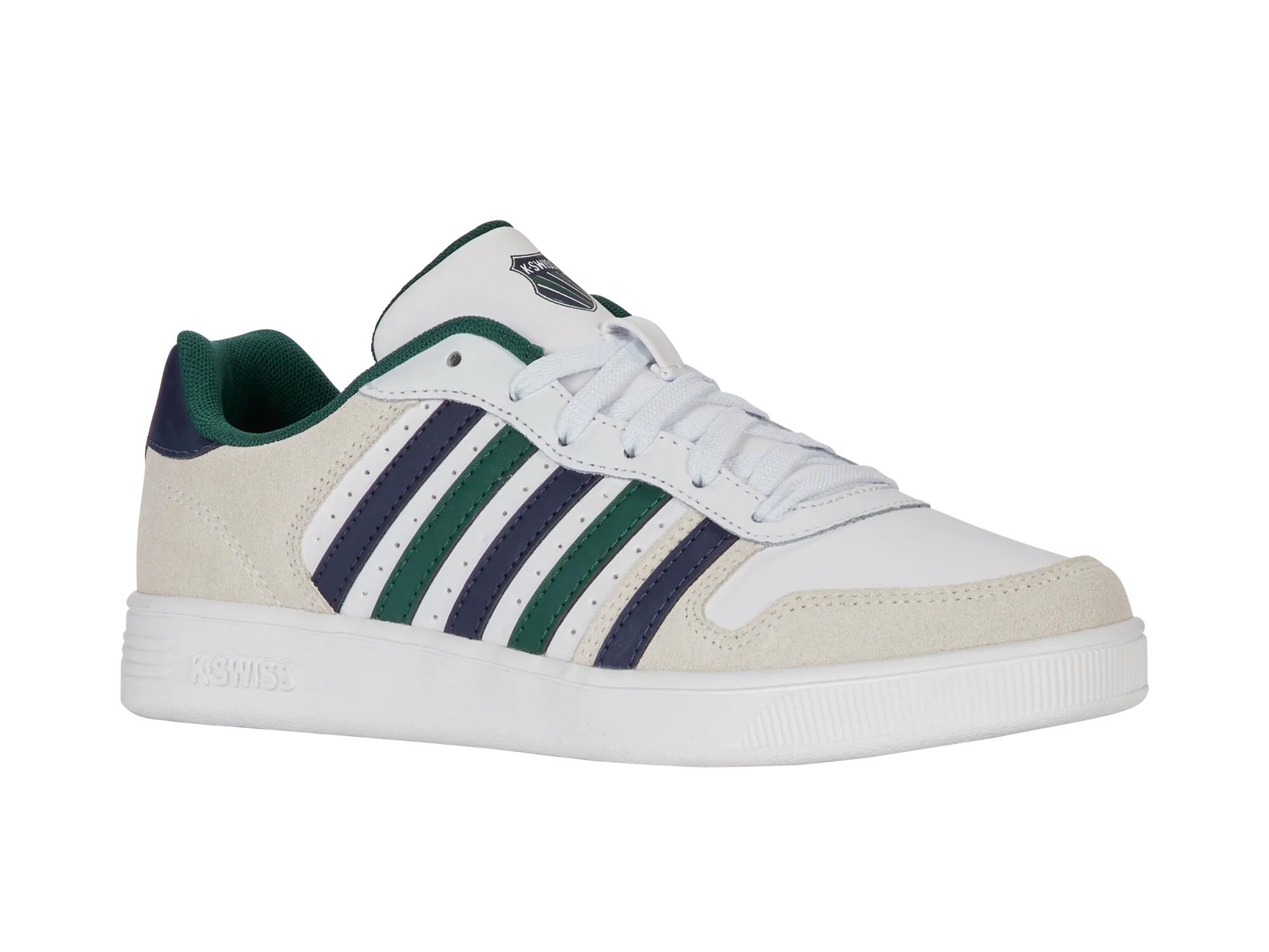 Zapatillas bajas K-SWISS Court Palisades mujer, blanco - verde, azul 2/4