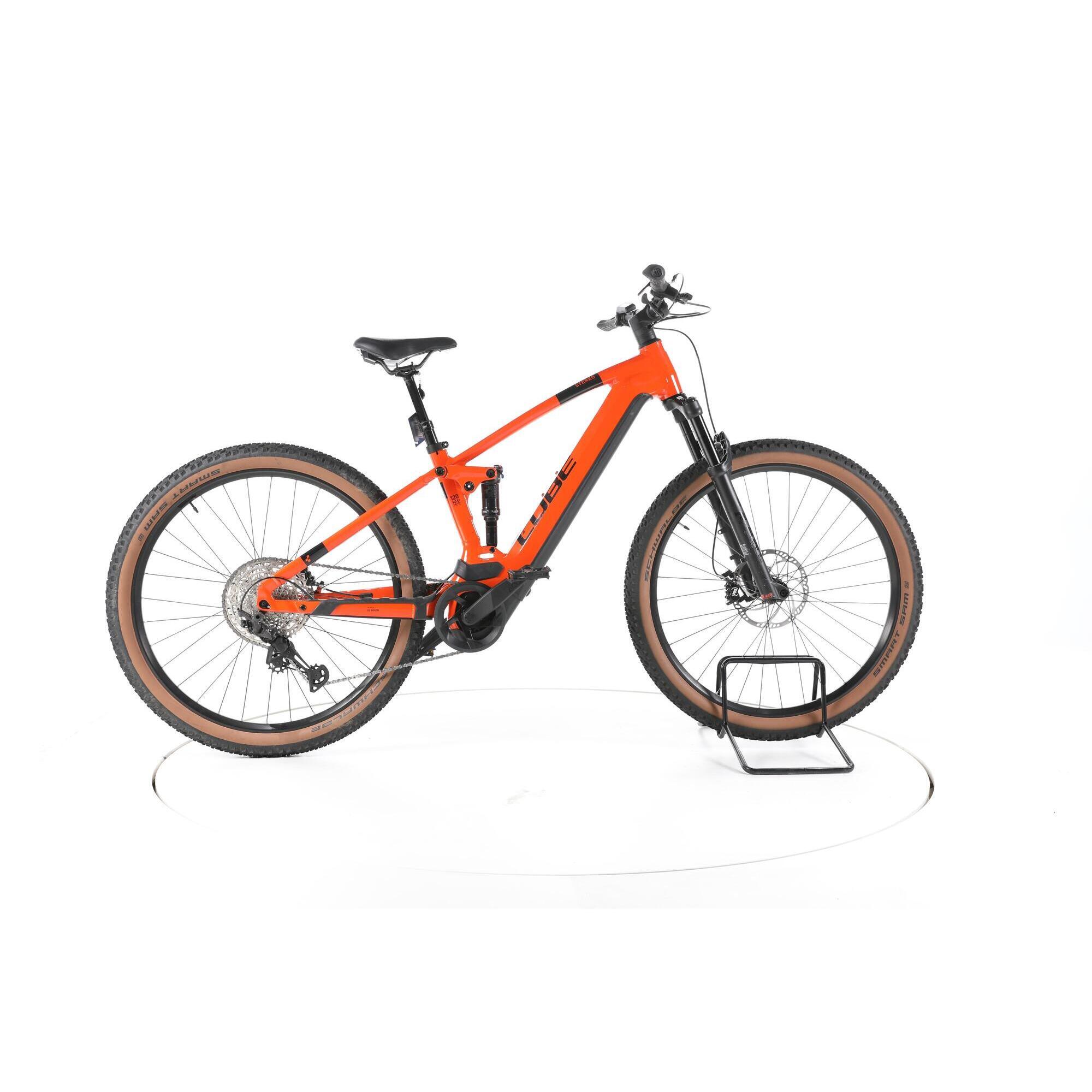 Cube - Reconditionné - Cube Stereo Hybrid 120 Race Vélo Électrique Vtt 2024 - Très Bon - Vélo Tout Terrain - Orange - Moyen - Decathlon