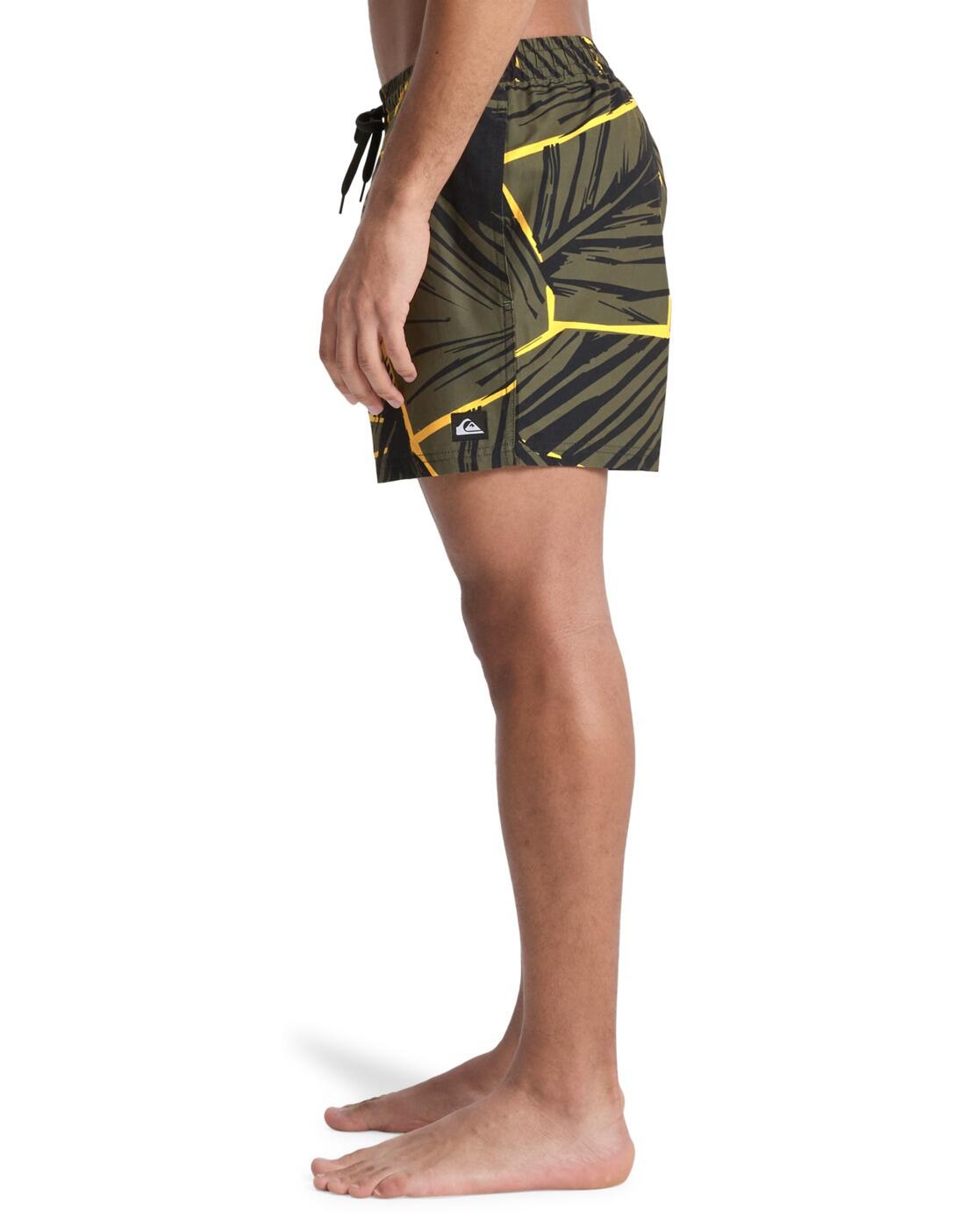 Schwimmshorts EVERYDAY PRINTED VOLLEY 15" Grün Herren 4/4