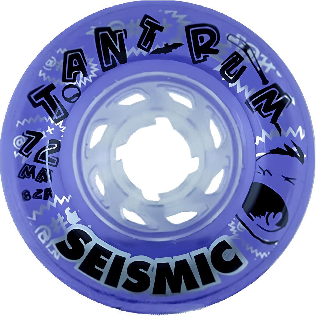 Skateboard Wheels - Tantrum - 72x45 mm 82a Crystal Clear Purple - Whtntrm7282Cp
