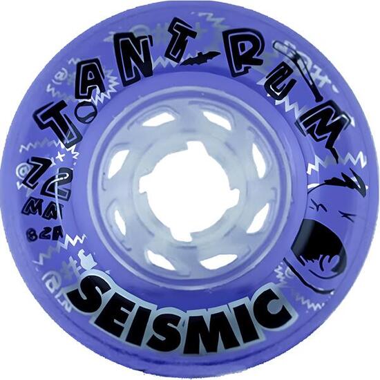 Roues Skate Seismic Wheels Tantrum 72X45Mm 82A Crystal Clear Purple Whtntrm7282C