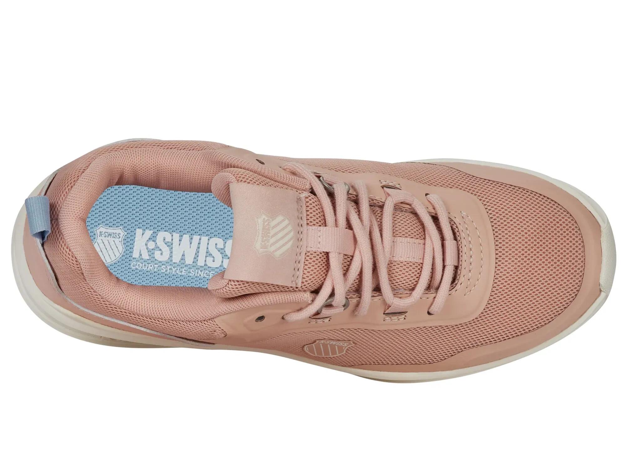 K-SWISS Vista Trainer SP, Low-Sneaker, Beige, Cameo Rose, Blue 4/4