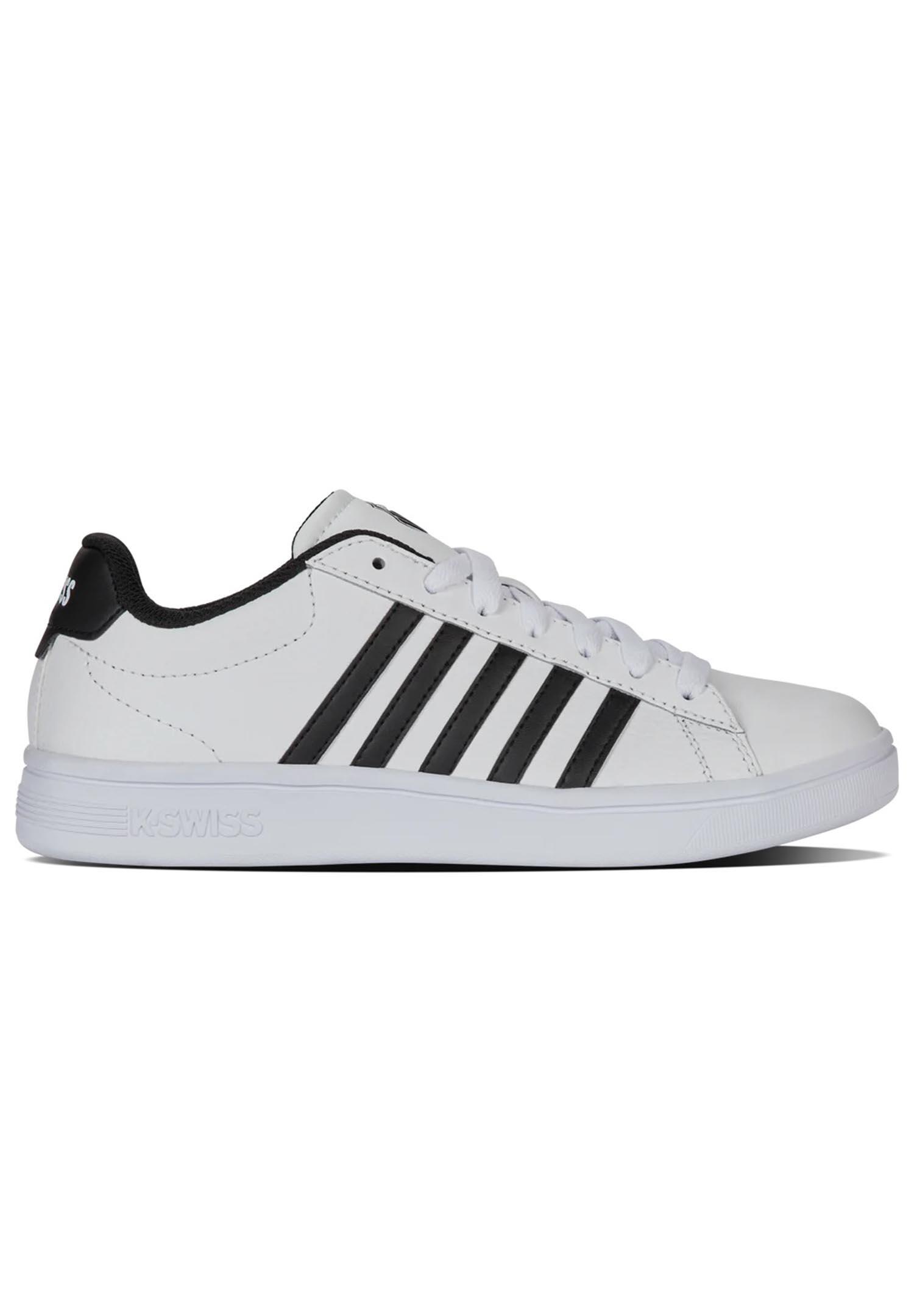 Zapatillas casuales K-SWISS COURT TIEBREAK II para hombre en blanco/negro 2/6