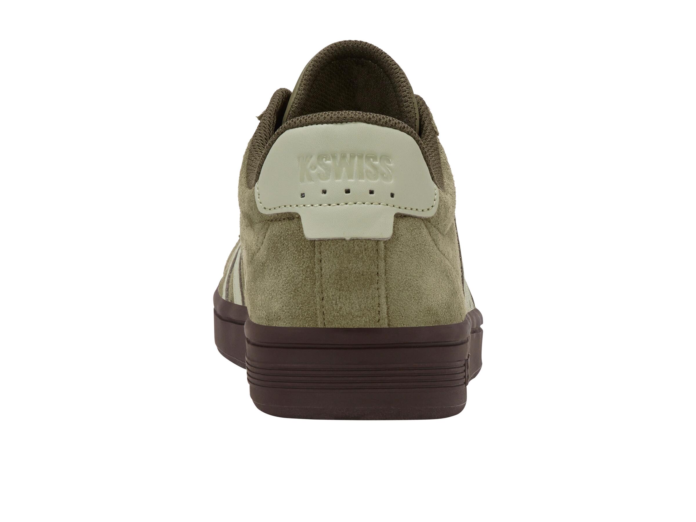 K-SWISS Court TieBRK II SDE heren low-top sportschoen, groen, khaki bruin 4/4
