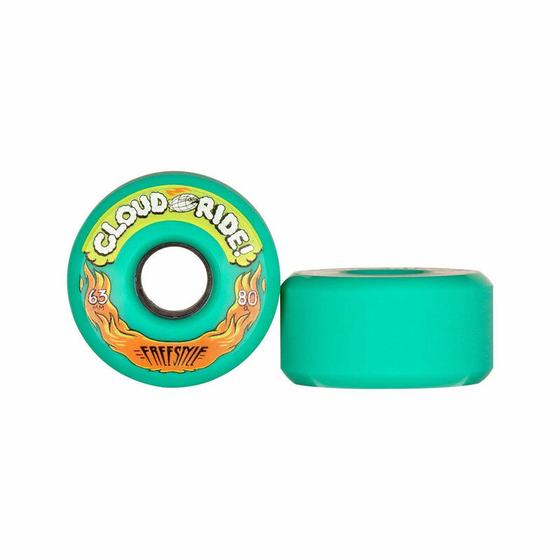 Roți Skateboard - Freestyle - 63 mm 80a - Cloud Ride