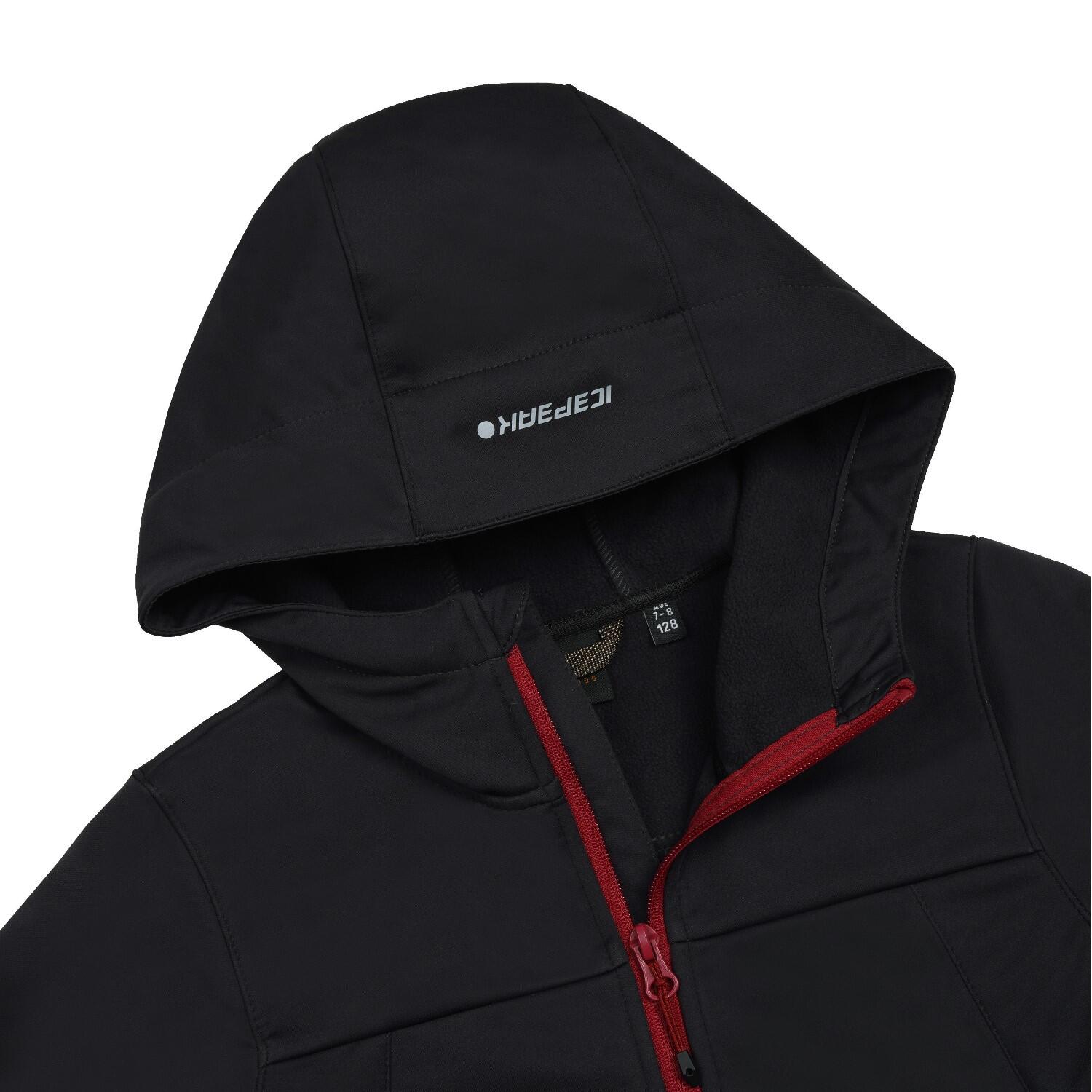Icepeak Kline Jr Softshelljacke Kinder Jr mit Kapuze 3/5
