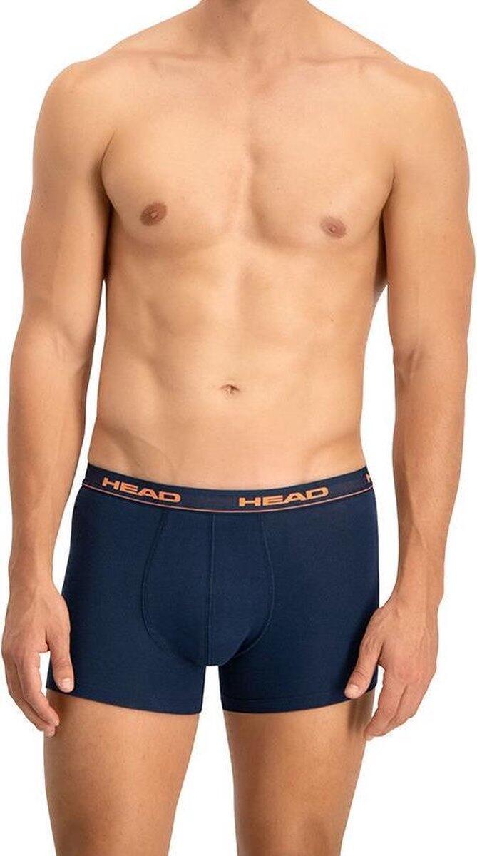HEAD boxers hombre pack de 10 Orange/Peacoat 2/2