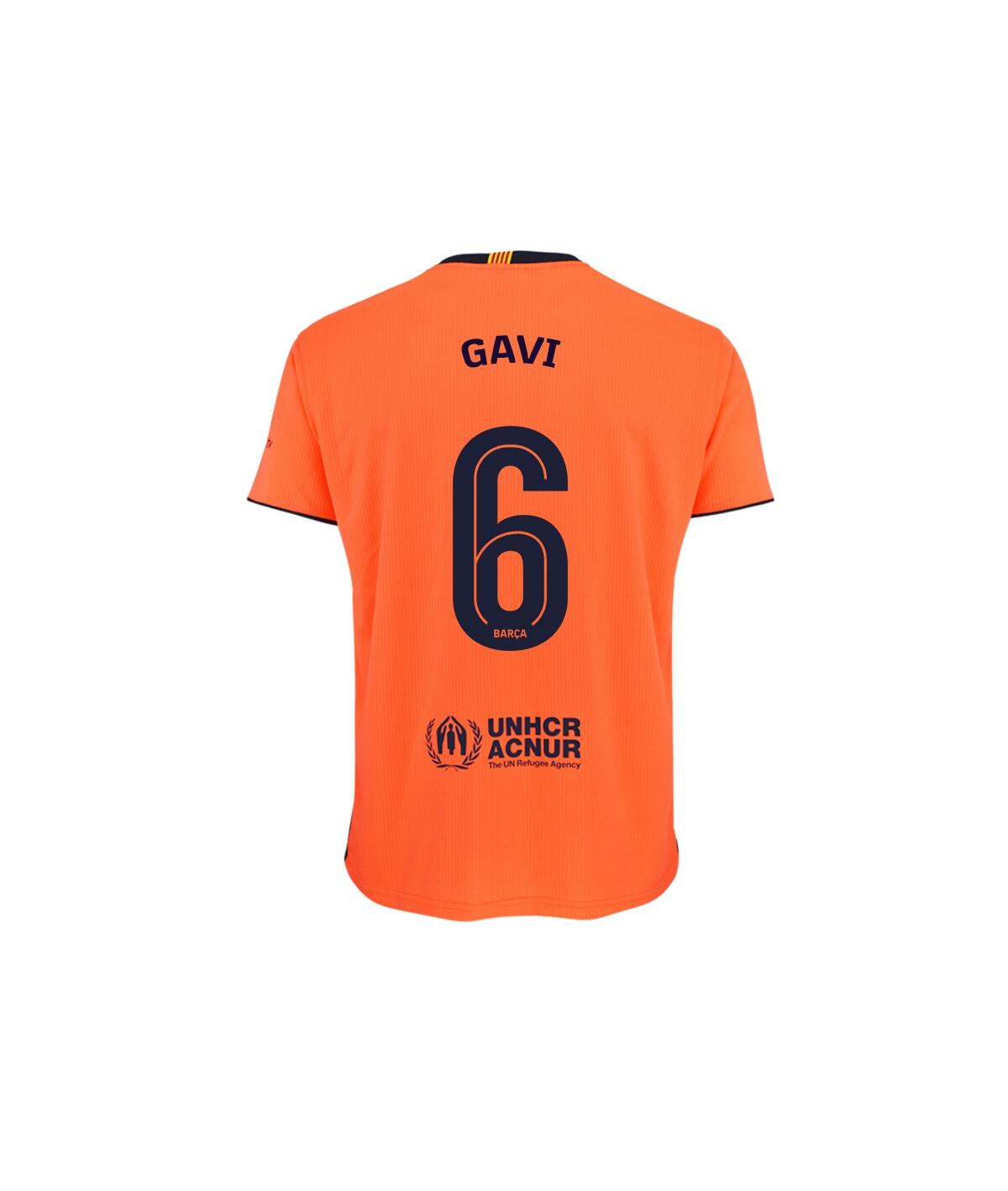 Camiseta Adulto Gavi FC Barcelona Tercera Equipación Réplica Oficial 25/26 2/7
