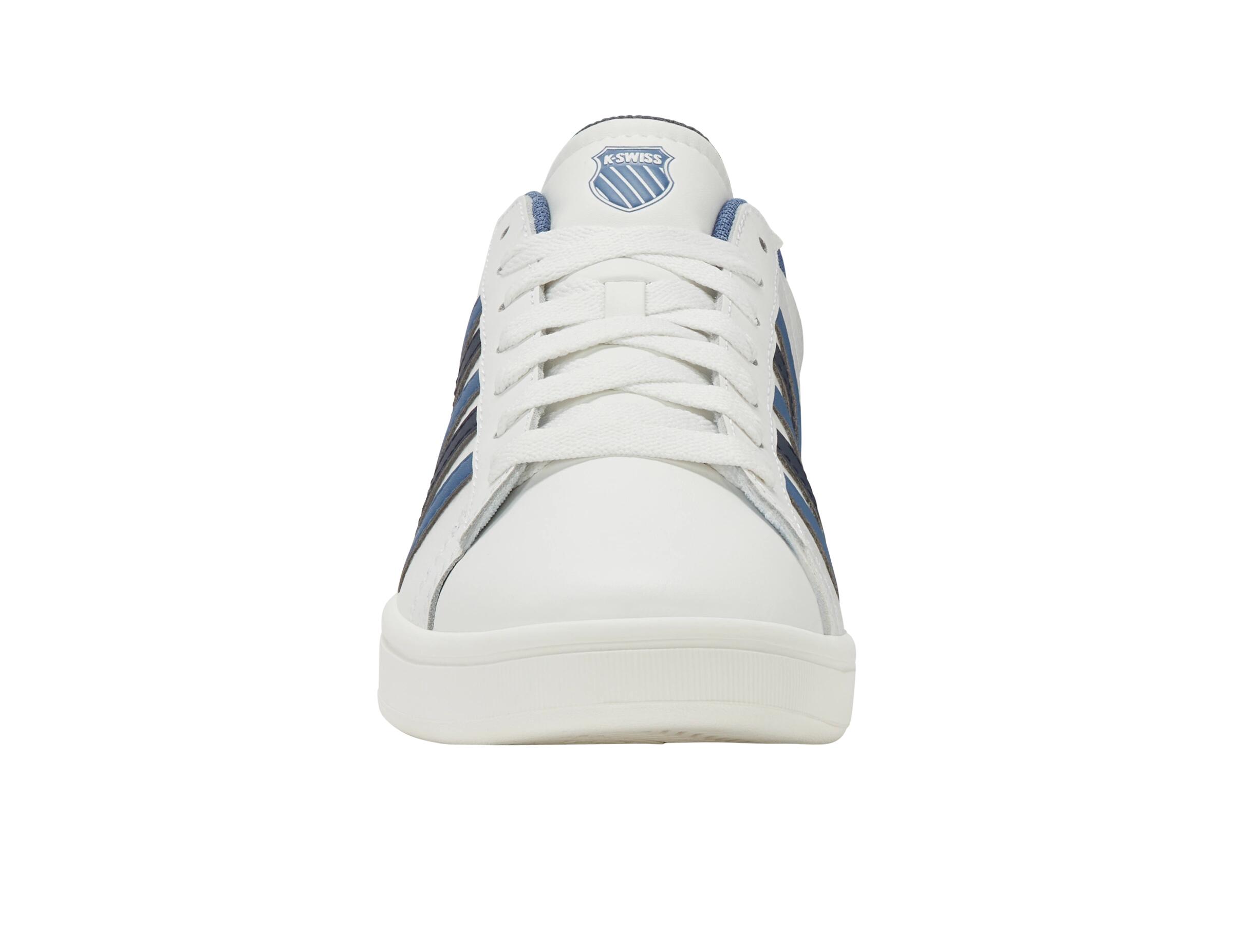 Zapatillas de senderismo K-SWISS para hombre, blanco, caña baja, cordones 3/4
