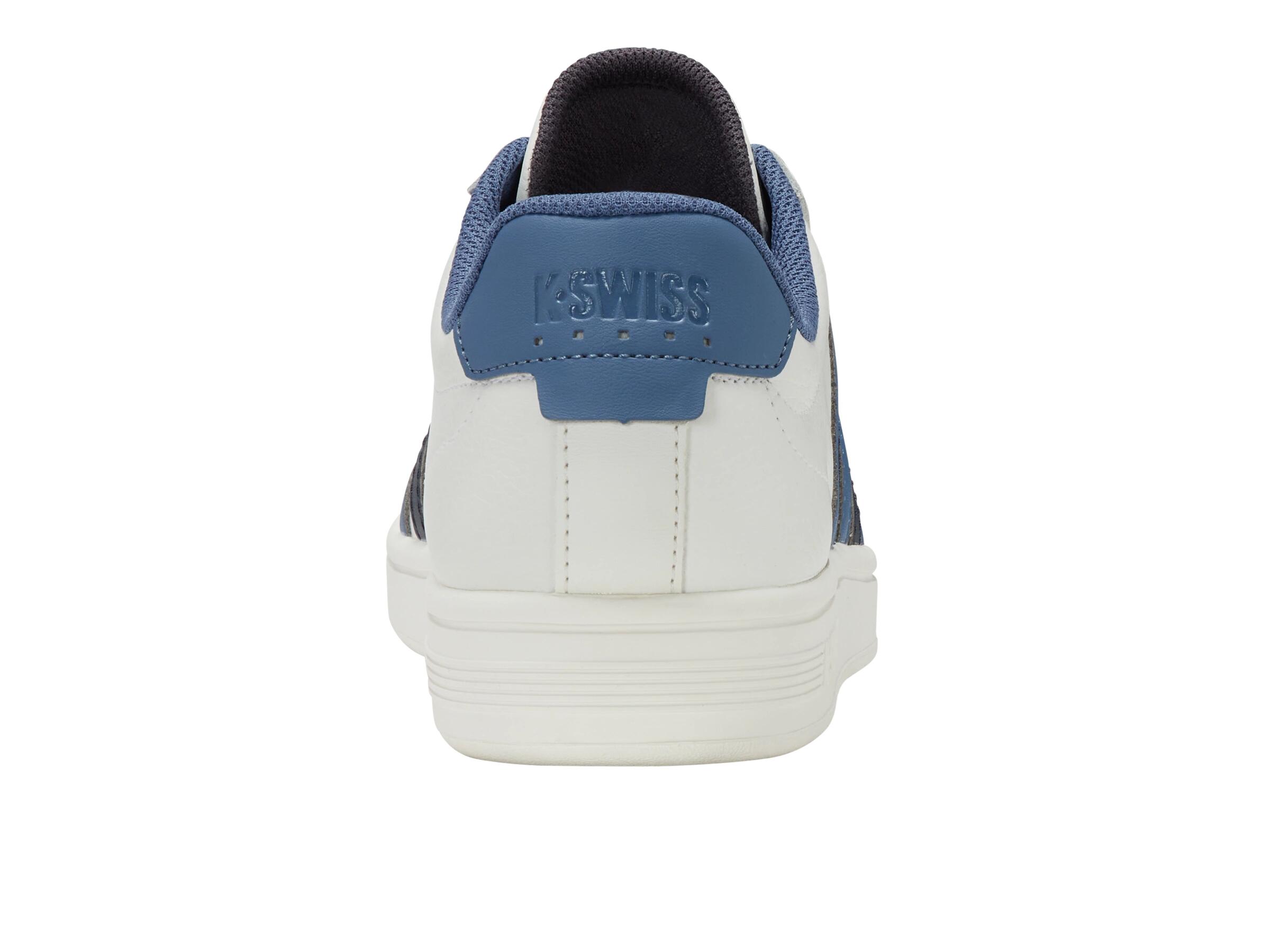 Zapatillas de senderismo K-SWISS para hombre, blanco, caña baja, cordones 4/4