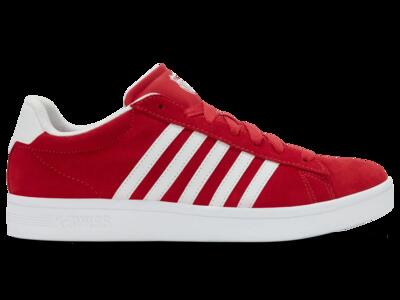 K-swiss court tiebrk ii sde heren low-top sportschoen, rood