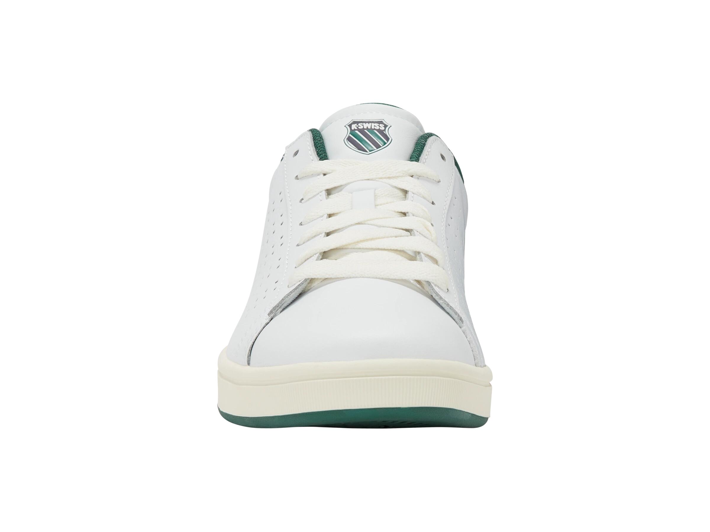 K-SWISS herensneakers, witte low-top sportschoenen, vetergesloten 3/4