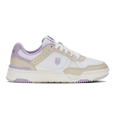 K-swiss match pro lth dames sneaker, witte leren lowtops