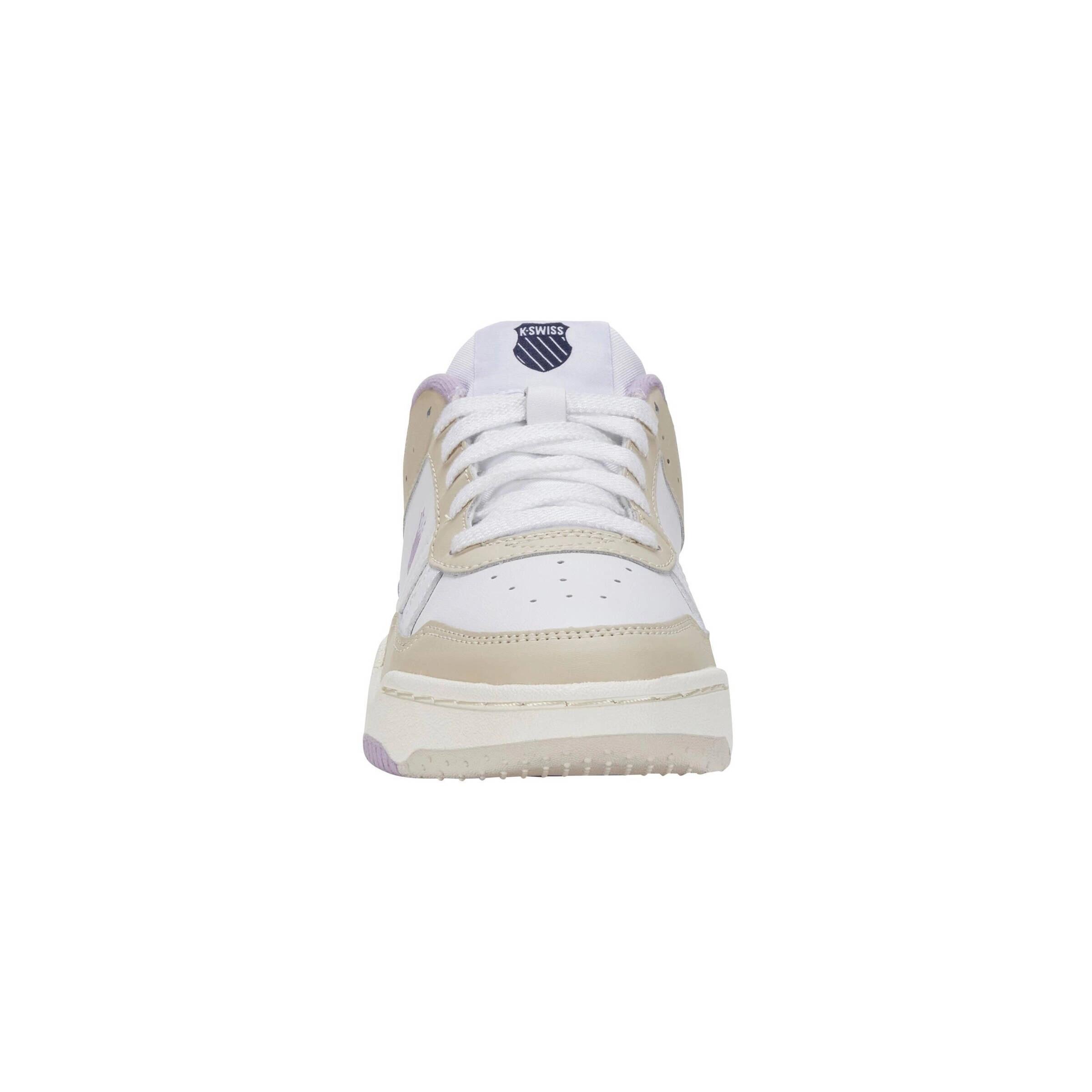 Zapatillas K-SWISS Match Pro LTH para mujer, low-tops de piel blanca 3/4