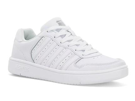 Sneakersy męskie K-Swiss Court Palisades buty sportowe skórzane białe
