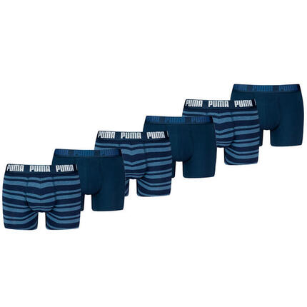 Boxers Everyday Heritage Stripe - lot de 6 - Denim