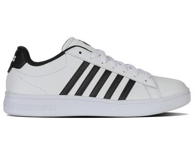 K-SWISS COURT TIEBREAK II WHITE BLACK WHITE-M Sneakers Uomo Black (04413-191-M)