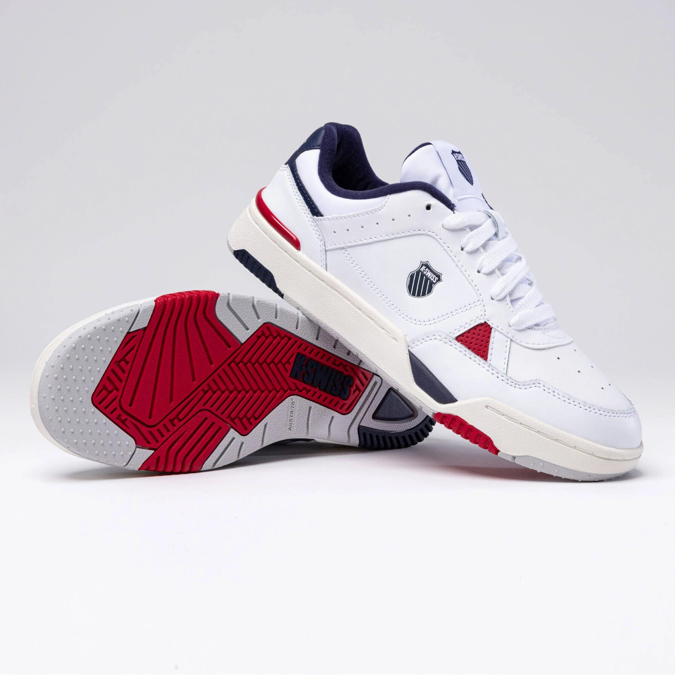Zapatillas K-SWISS Match Pro LTH para hombre, Low-Tops de piel blanca 1/4