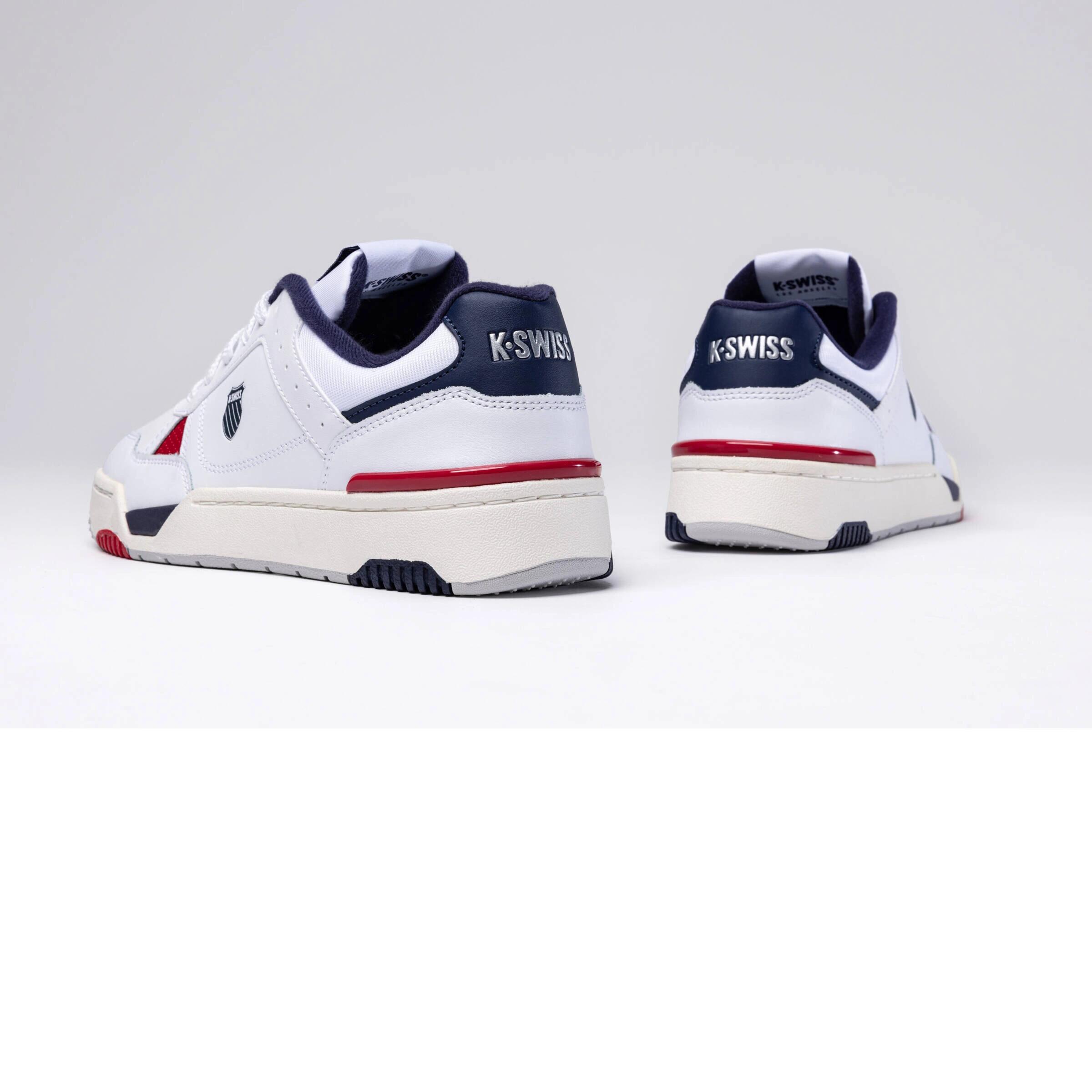 Zapatillas K-SWISS Match Pro LTH para hombre, Low-Tops de piel blanca 3/4
