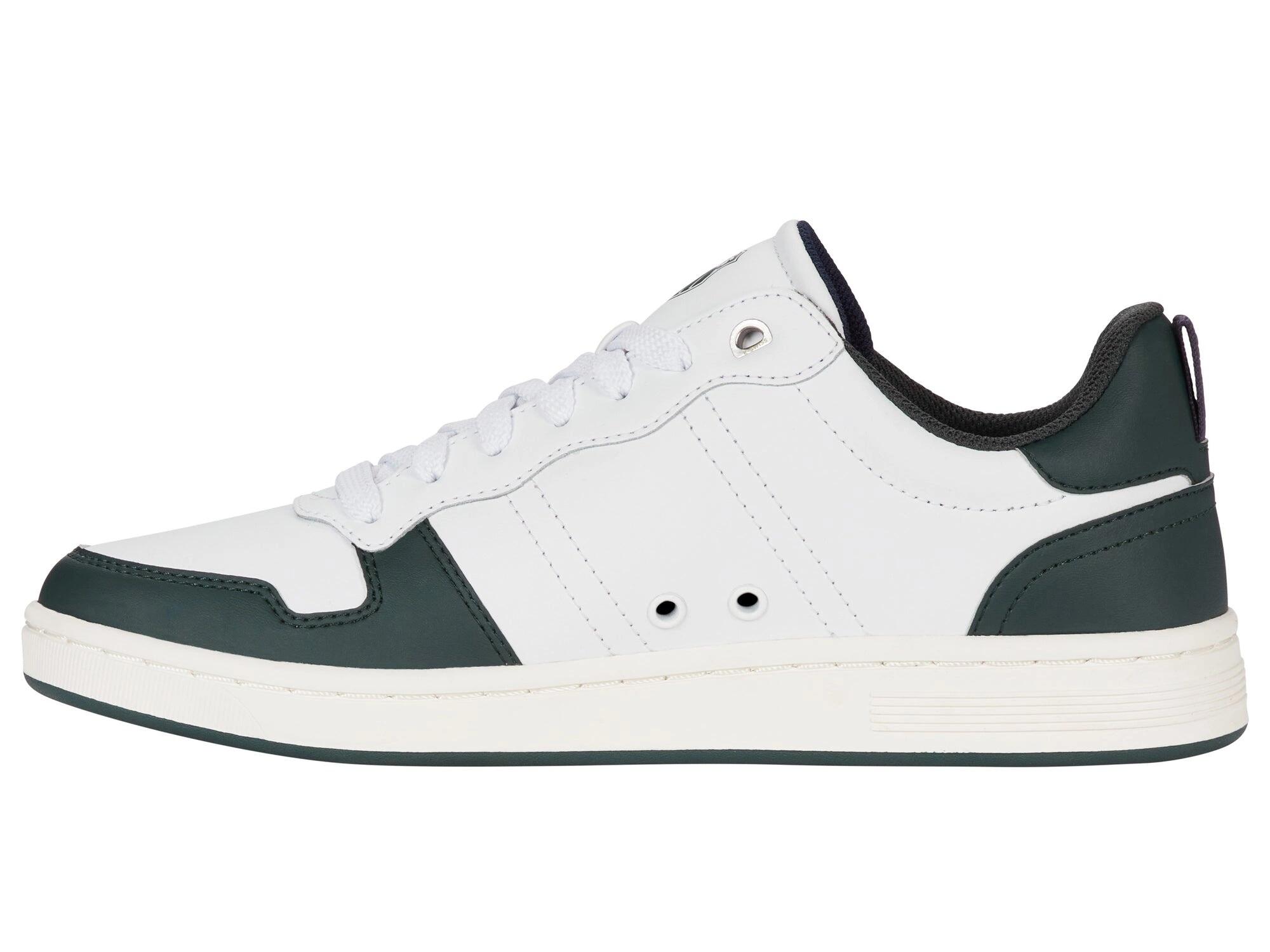 Zapatillas K-SWISS para hombre, corte bajo, blanco, con cordones 2/4