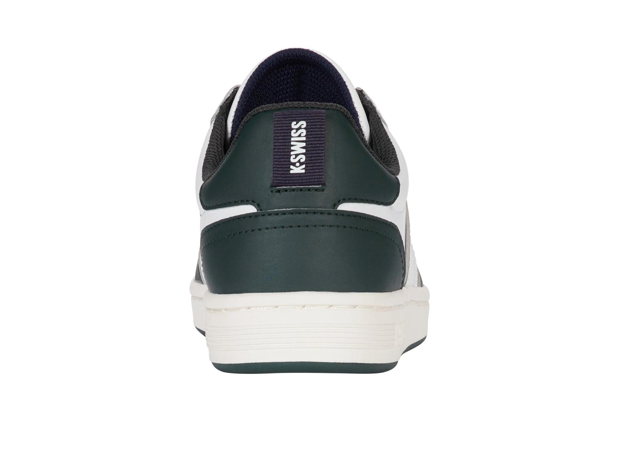 Zapatillas K-SWISS para hombre, corte bajo, blanco, con cordones 4/4