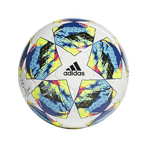 Pallone da gara Adidas UCL Finale 2019 taglia 5 Bianco/Ciano/Giallo solare