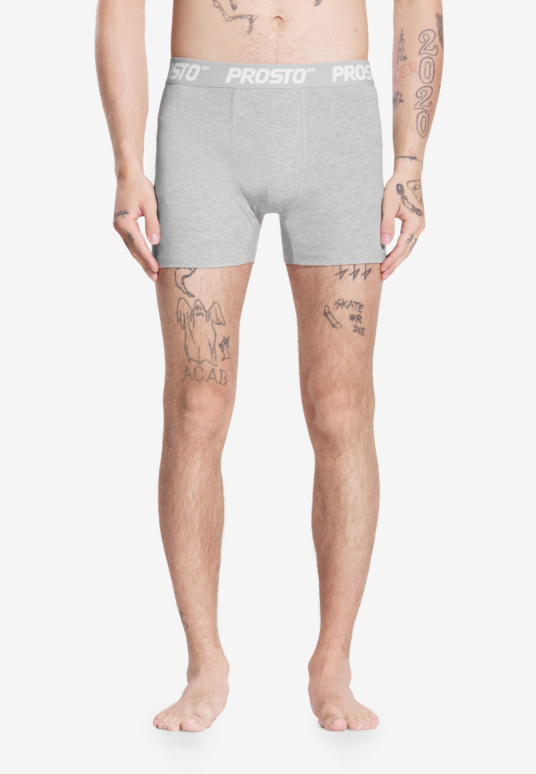 Herrenboxershorts PROSTO KL252MACC 3 4/6