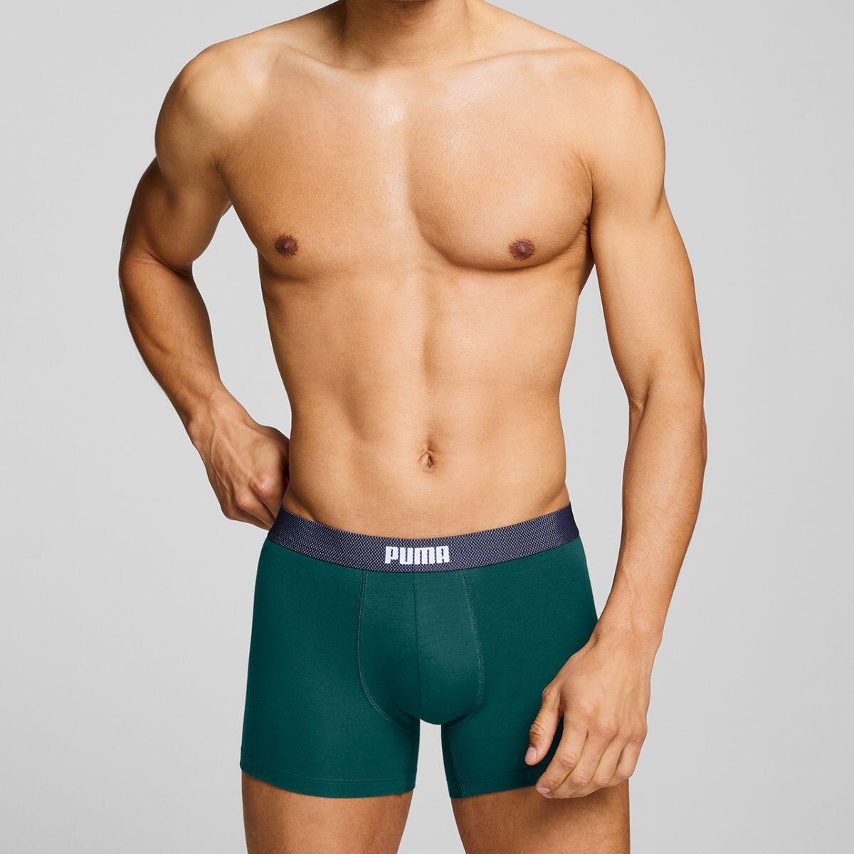 Puma boxershorts heren 6-pack Green / Navy / Black 4/7