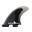 Plăci surf - Reactor PC - Cenușiu/Negru - Mărimea L -