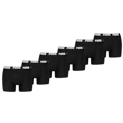 Boxershorts everyday basic 6-pack black / black