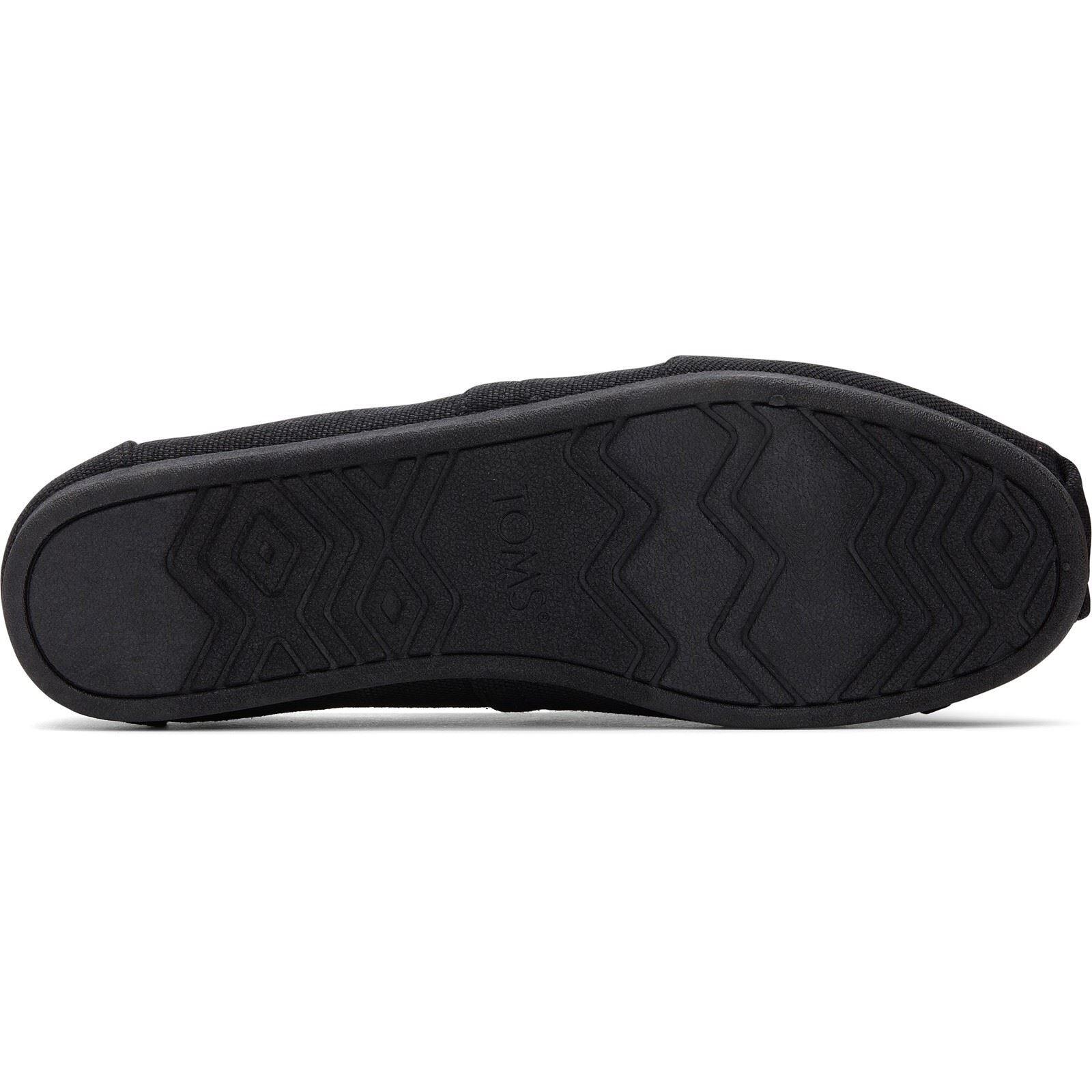 TOMS Alpargata Classic Cotton Men's Black Espadrilles 4/6
