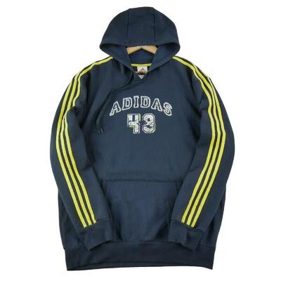 Tweedehands - heren navy hoodie - als nieuw