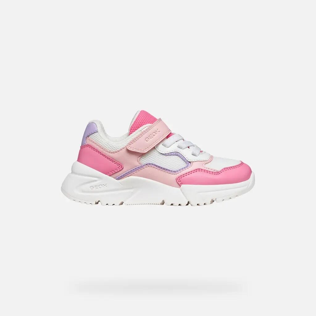 Baskets Fille LOFTUS GIRL Saumon/Blanc 2/7