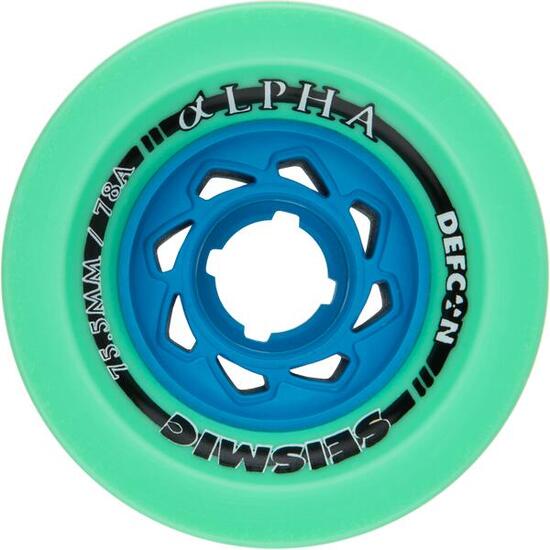 Roues Skate Seismic Wheels Alpha 75.5X62.5Mm 78A Mint Defcon Whalph78Adef